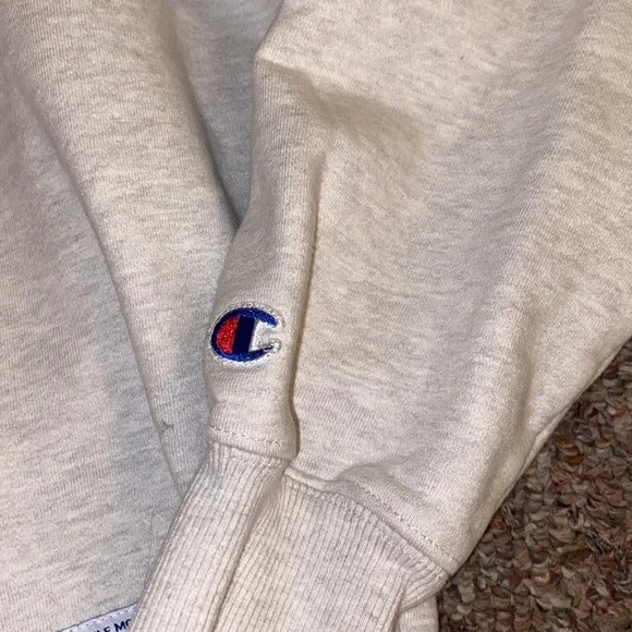 SUPREME for CHAMPION Sweat/S/Cotton/Gray/3D Metallic Crewneck - Picture 5 of 6